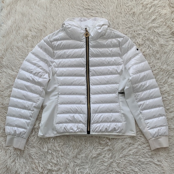 New Goldbergh Nadia down padded slim jacket in white US sz 14 - Picture 5 of 9